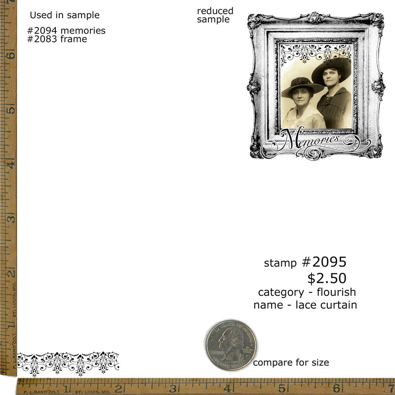 #2095 - Lace Curtain - Flourish